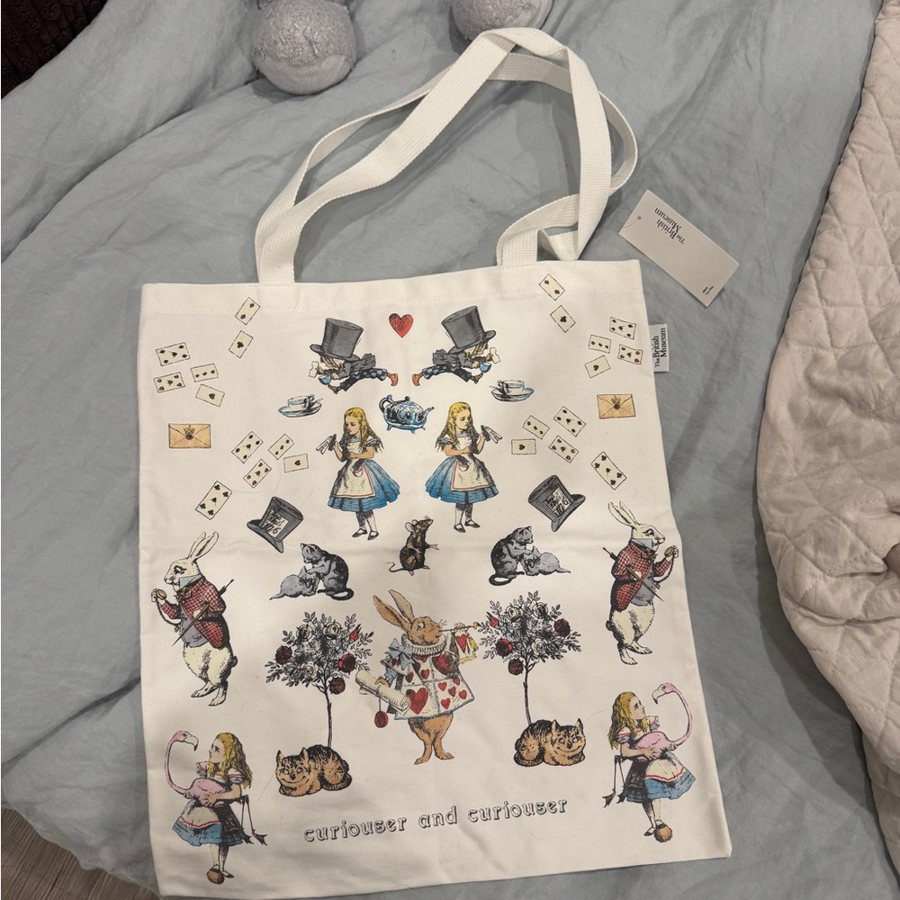 Alice in Wonderland Themed Tote Bag from the British Museum